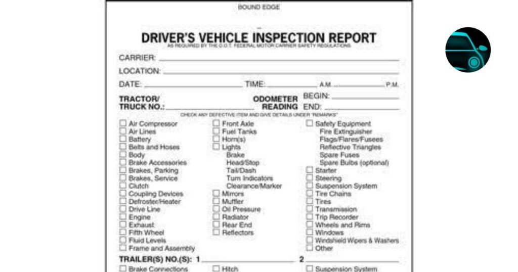 Vehicle inspection report