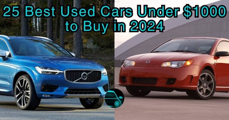 Used Cars Under $1000
