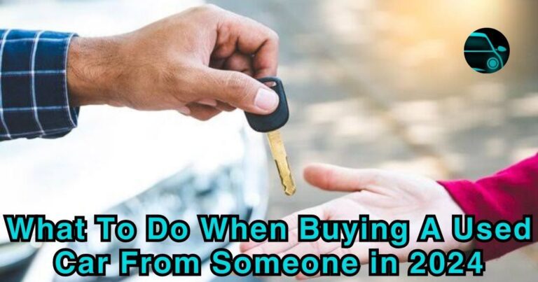 buying a used car from someone