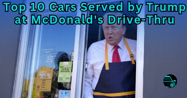 Top 10 Cars Served by Trump at McDonald's Drive-Thru