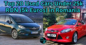 Top 20 Used Cars Under 25k RON (5k Euros) in Romania