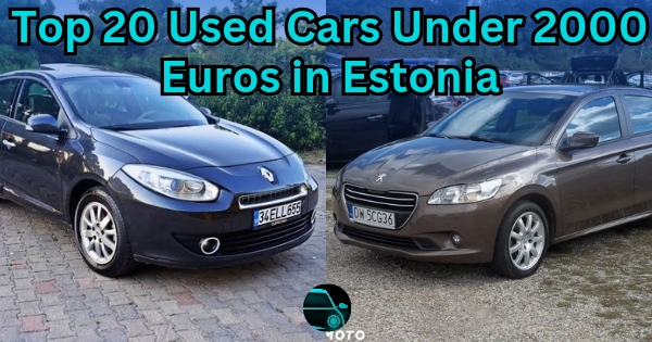 Top 20 Used cars under 2000 Euros in Estonia